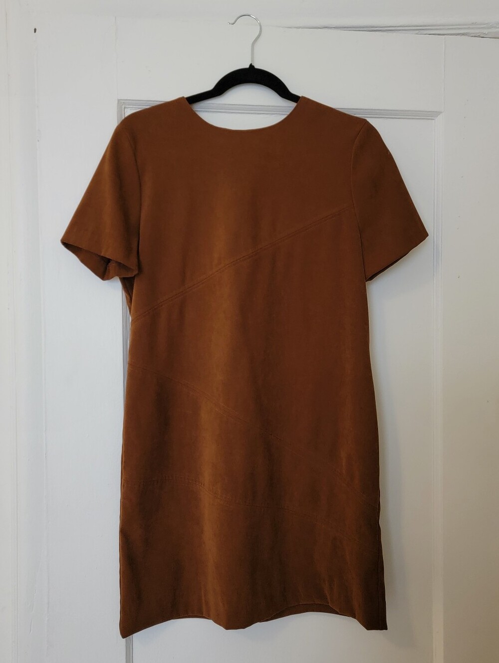 Brown Velvet Dress